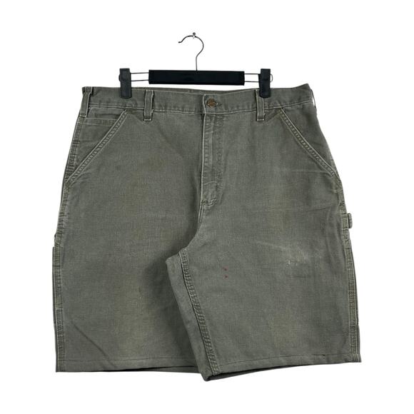 Vintage Carhartt Dungaree Denim Shorts 36 - Picture 1 of 7